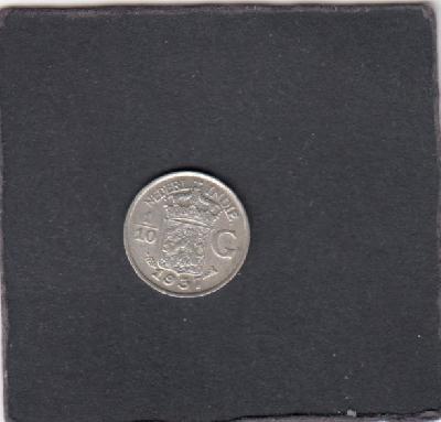 Beschrijving: 1/10 Gulden  